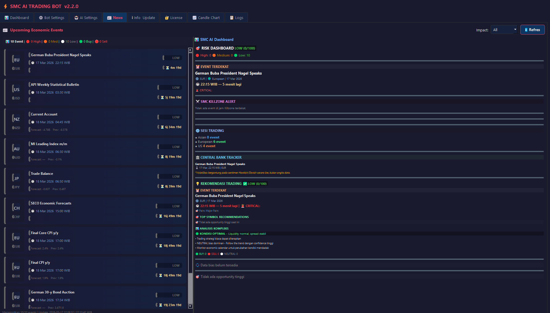 Preview News & Calendar
